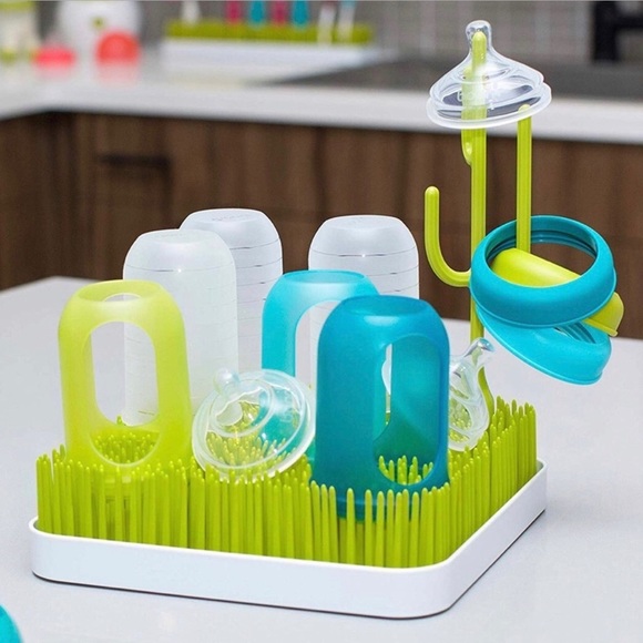 BOON Grass Countertop Drying Rack, Green EUC - Picture 6 of 14